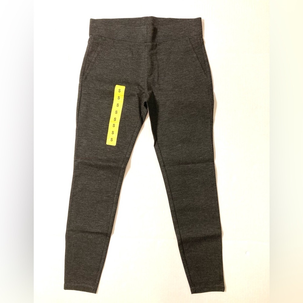 Matty M | New Ladies Heather Charcoal Thick Leggings - Picture 2 of 6